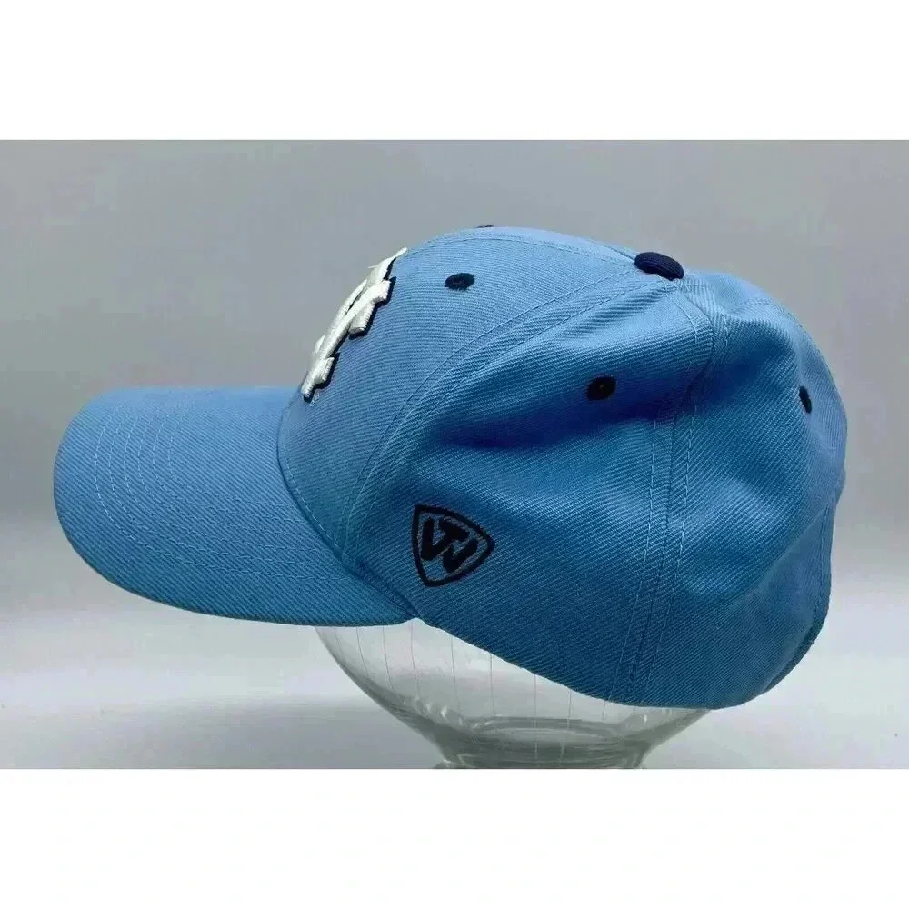 North Carolina Men’s NC Tar Heels Hat Cap Light Blue Adjustable Top Of The World